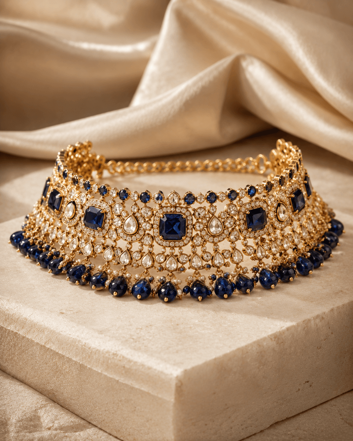 Sapphire Choker