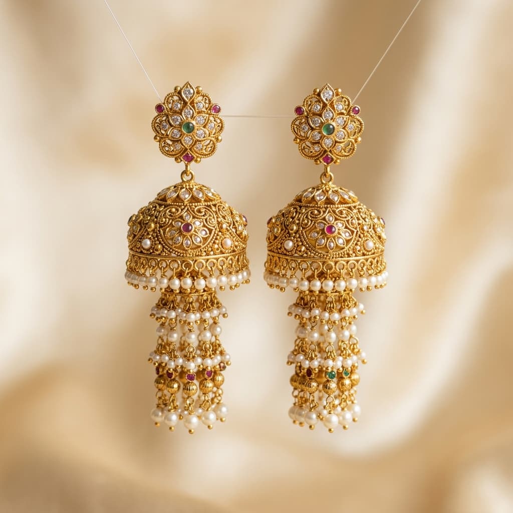 Maharani Jhumkas
